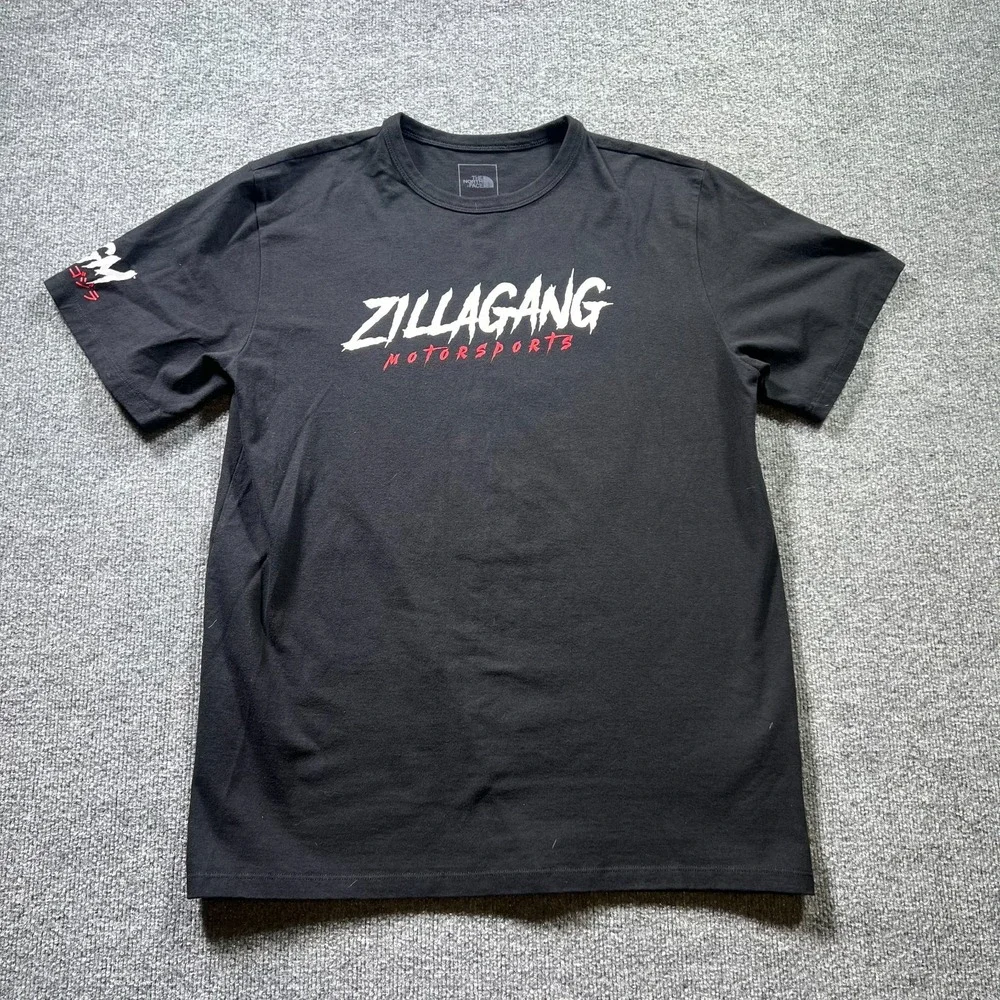 The North Face T-Shirt Mens Large Black Zillagang Motorsports Godzilla R35 GTR